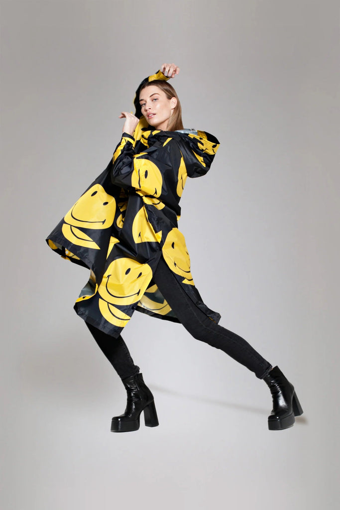 Smiley - Rain Poncho, Regnponcho - Rainkiss - glott.no