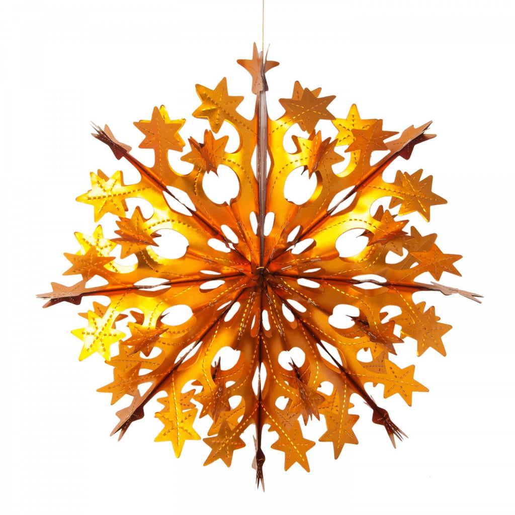 Starry Snowflake Hanging Decoration - Acorn & Will - glott.no