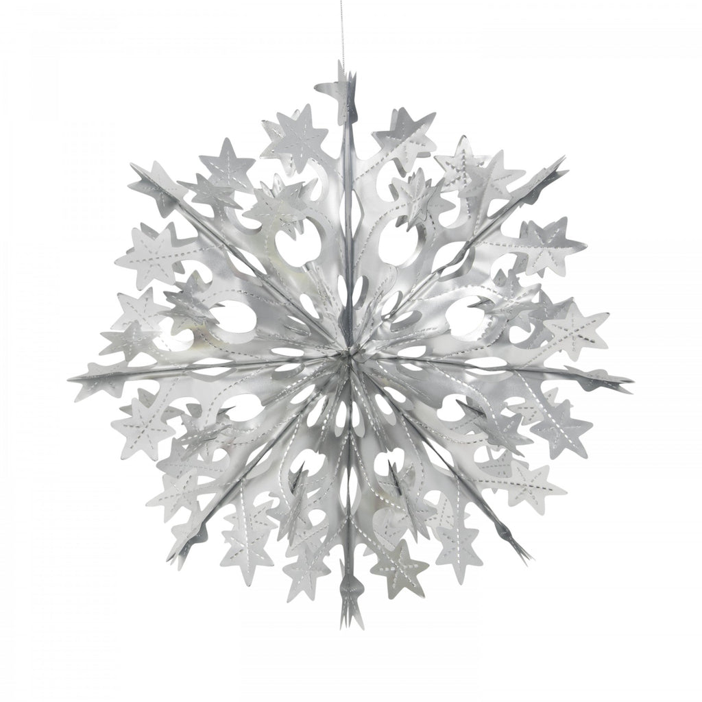 Starry Snowflake Hanging Decoration - Acorn & Will - glott.no