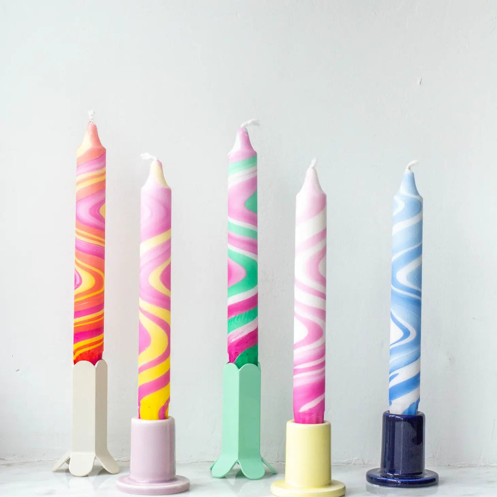 Stearinlys - Marble Mix - Nordtrice Candles - glott.no