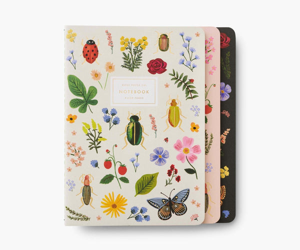 Stitched Notebook Set of 3 - Rifle Paper Co. - glott.no