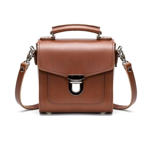SUGARCUBE HANDBAG CHESNUT PLUS - Zatchels - glott.no