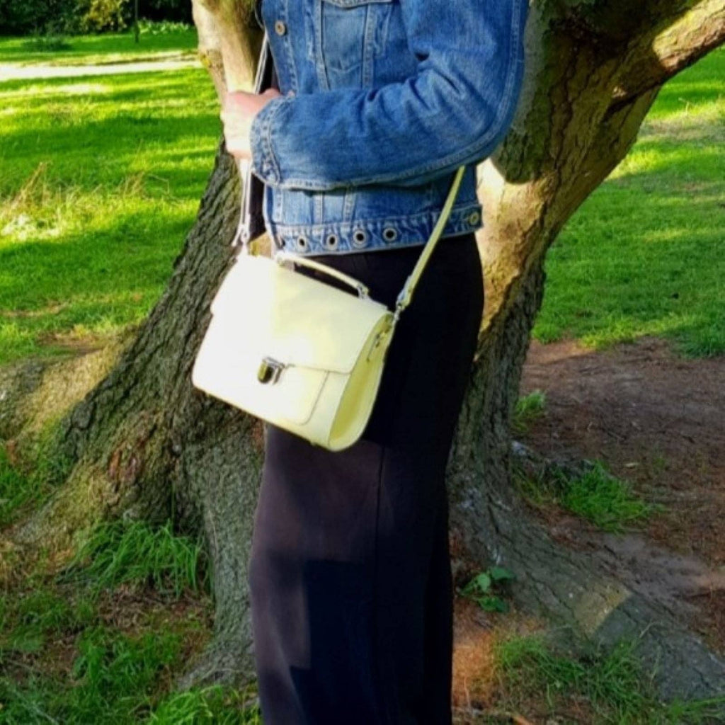 Sugarcube Handbag - Primrose Yellow - Small - Zatchels - glott.no