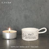 Telys holder med håndtak Little sparkle - East Of India - glott.no