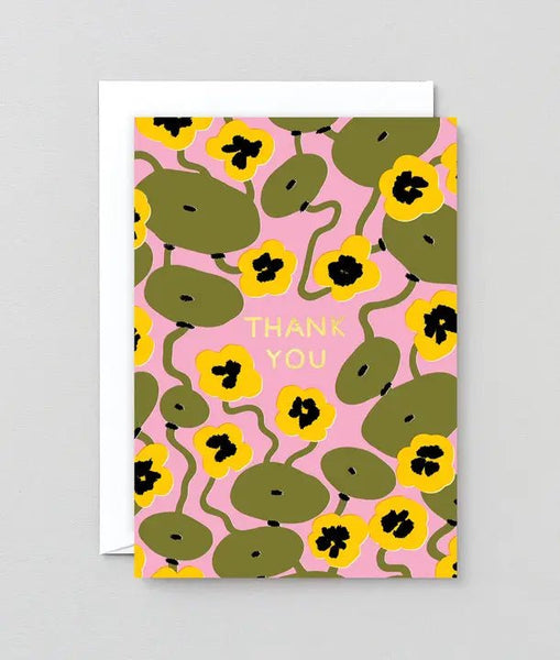 'Thank You Nasturtiums' kort - Wrap - glott.no