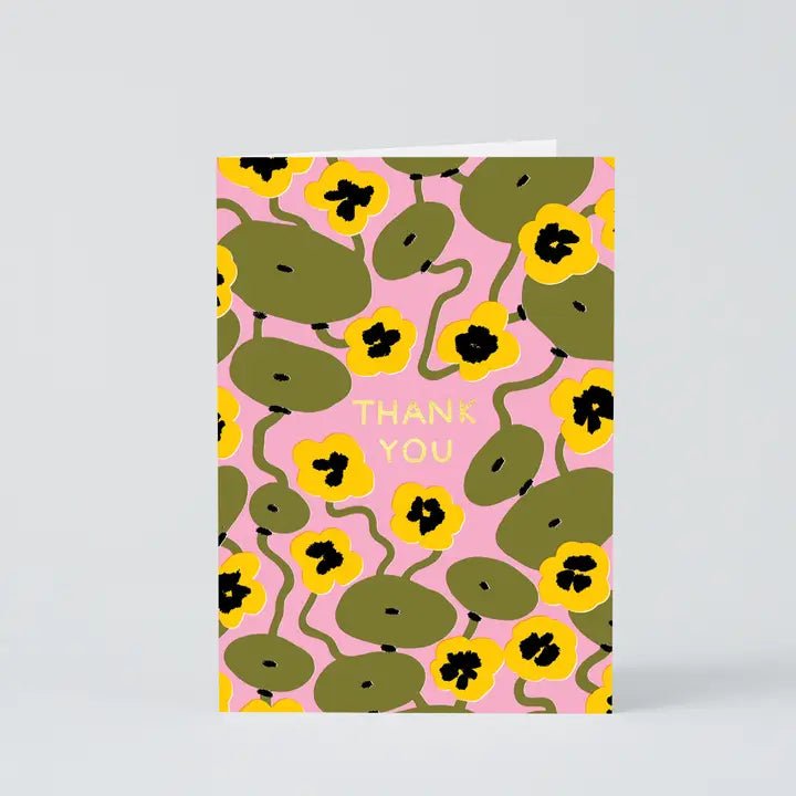 'Thank You Nasturtiums' kort - Wrap - glott.no