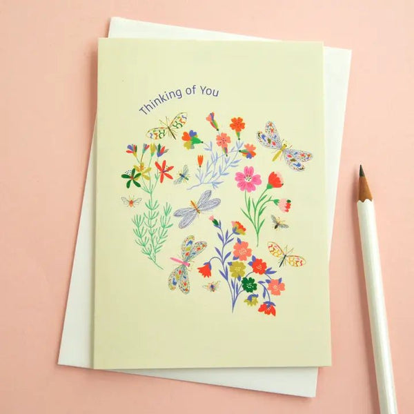 Thinking of You Sympathy - Kort - Elvira Designs - glott.no
