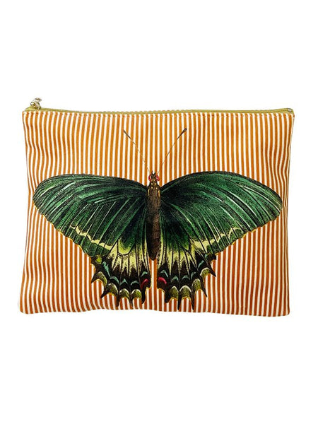 Toalettveske fløyel orange - Vanilla Fly - glott.no