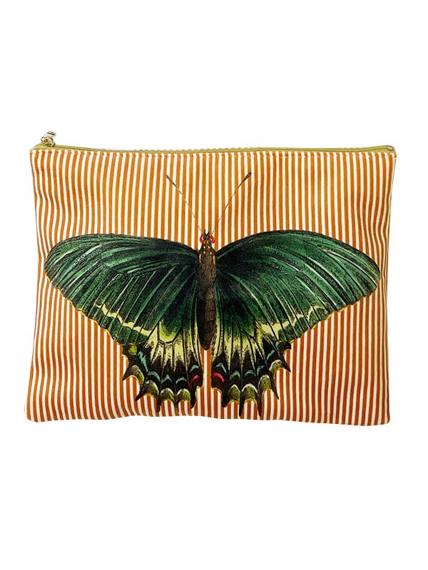 Toalettveske fløyel orange - Vanilla Fly - glott.no