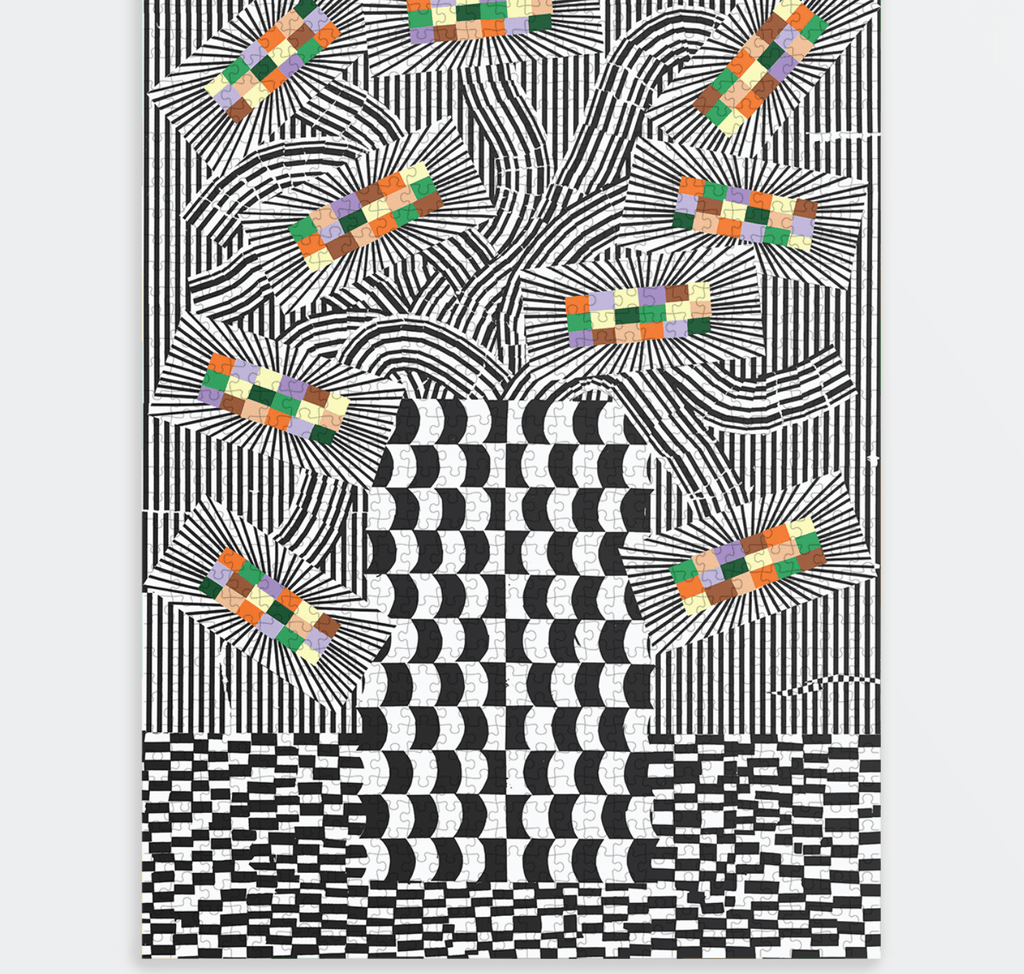 Abstract Flower Puzzle - glott.no