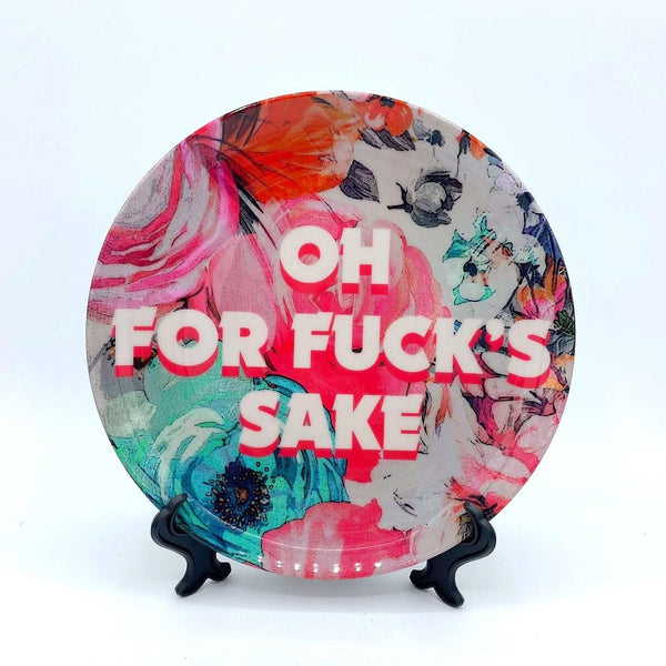 All the Swears No. 3 - Plate - Art Wow - glott.no