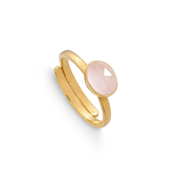 Atomic Mini Rose Quartz Ring - SVP - glott.no