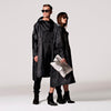 Back to Black Art Camo Poncho, Regnponcho - Rainkiss - glott.no