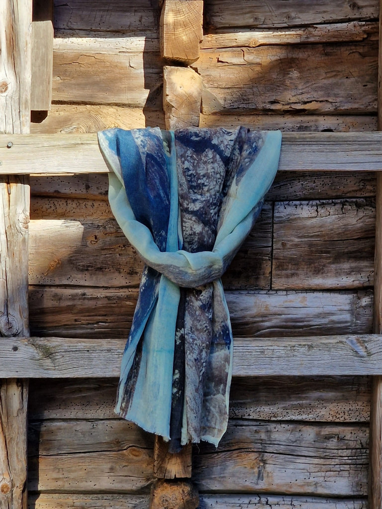 Beach Wool and Silk Scarf - glott.no