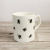 Black Bees Bone China Mug - Gemma Keith - glott.no