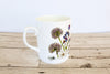 Blue Floral Bone China Mug - Gemma Keith - glott.no