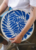 Blue Leaves Round - Linnea Andersson - glott.no