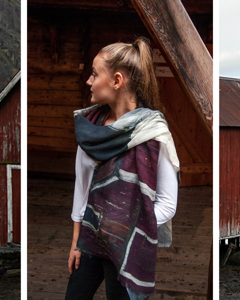 Boathouse Wool and Silk Scarf - glott.no