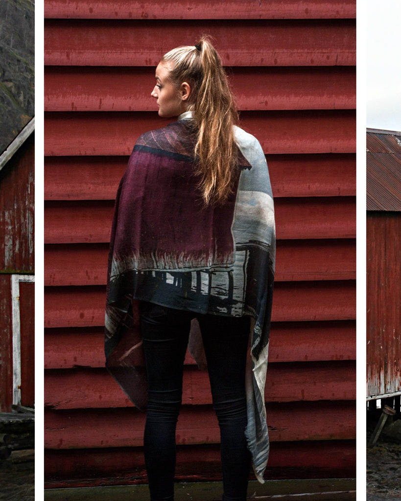 Boathouse Wool and Silk Scarf - glott.no