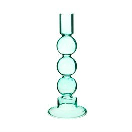 Bubble Candle Holder Turquoise - Sass & Belle - glott.no