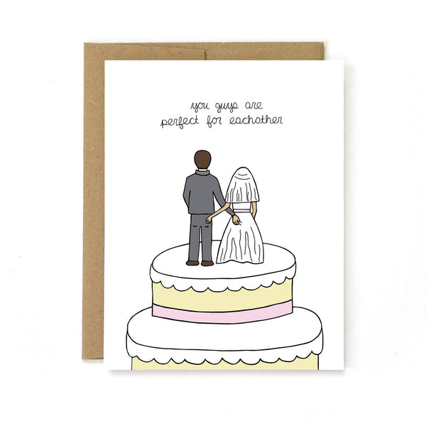 Butt Touching Cake Toppers Kort - Unblushing - glott.no