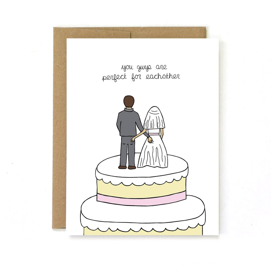 Butt Touching Cake Toppers Kort - Unblushing - glott.no