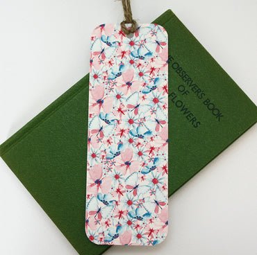 Butterflies & Blooms Bokmerker x3 - Victoria Snape - glott.no
