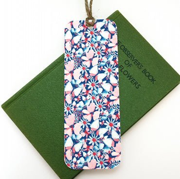 Butterflies & Blooms Bokmerker x3 - Victoria Snape - glott.no
