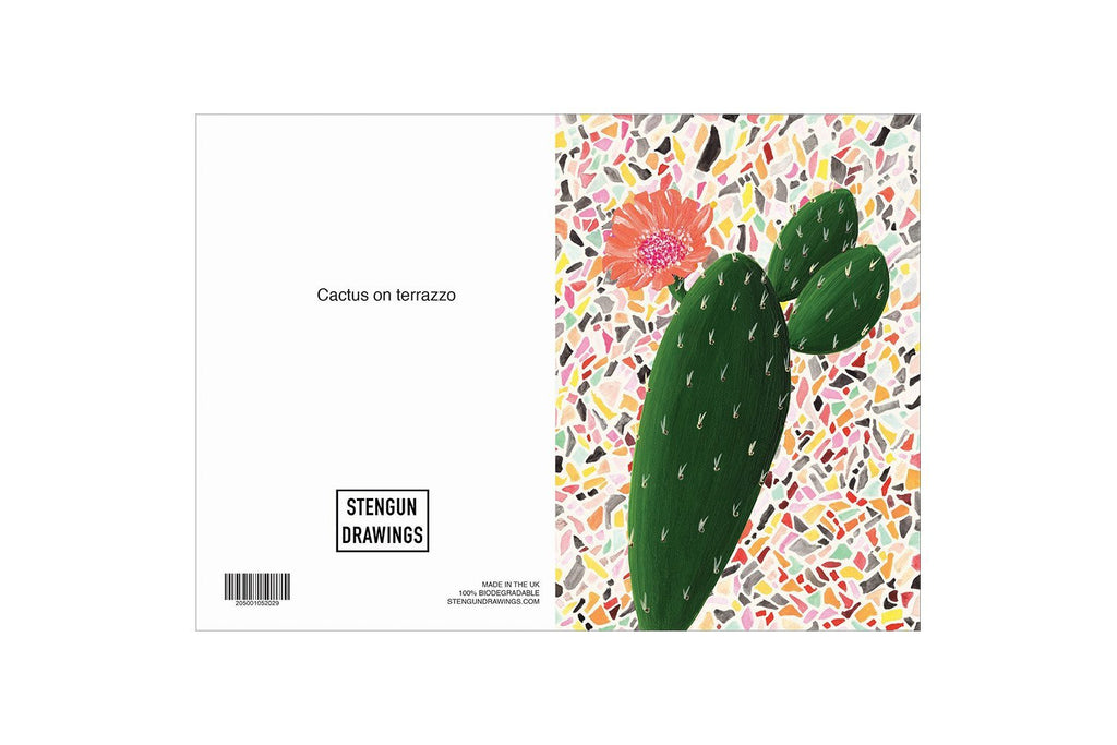 CACTUS ON TERRAZZO - Stengun Drawings - glott.no