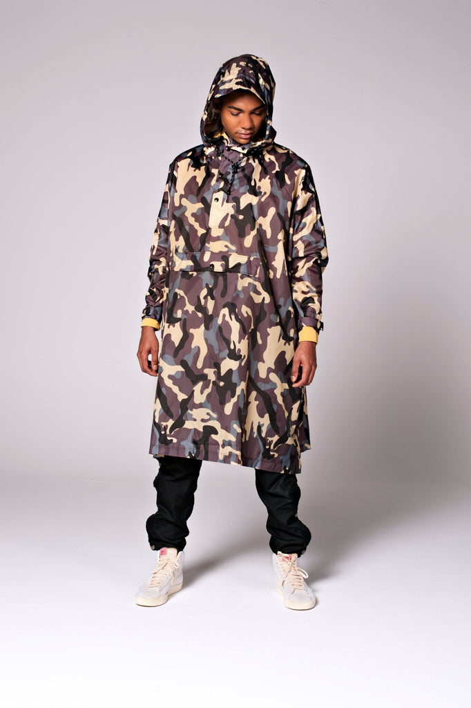 Camo Poncho, Regnponcho - Rainkiss - glott.no