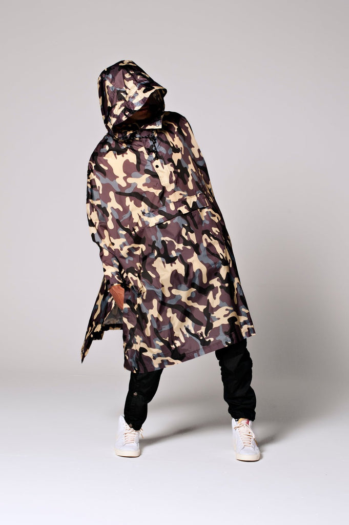 Camo Poncho, Regnponcho - Rainkiss - glott.no