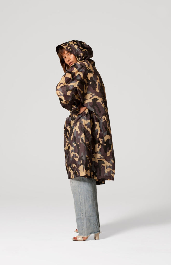 Camo Poncho, Regnponcho - Rainkiss - glott.no