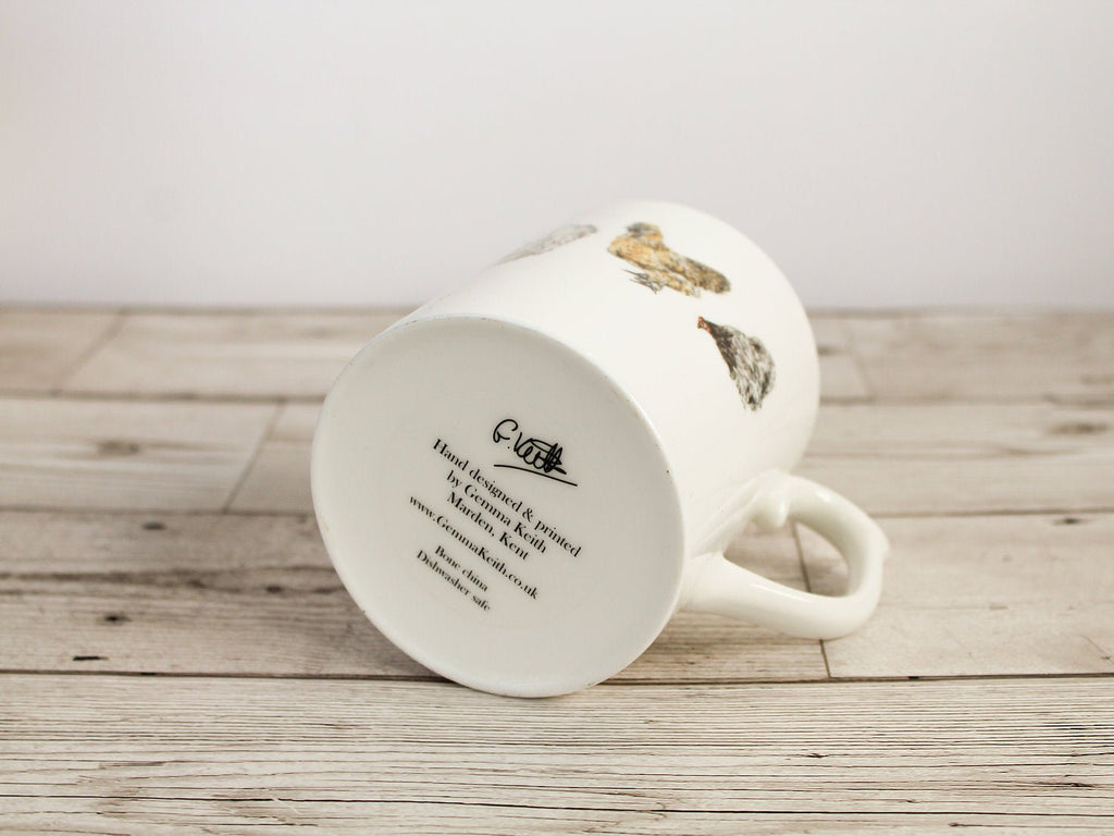 Chickens Bone China Mug - Gemma Keith - glott.no