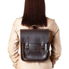 CITY BACKPACK DARK BROWN - Zatchels - glott.no