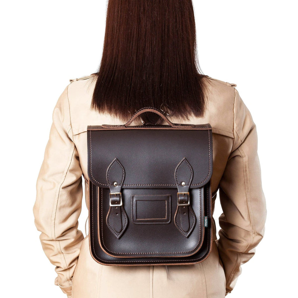 CITY BACKPACK DARK BROWN - Zatchels - glott.no