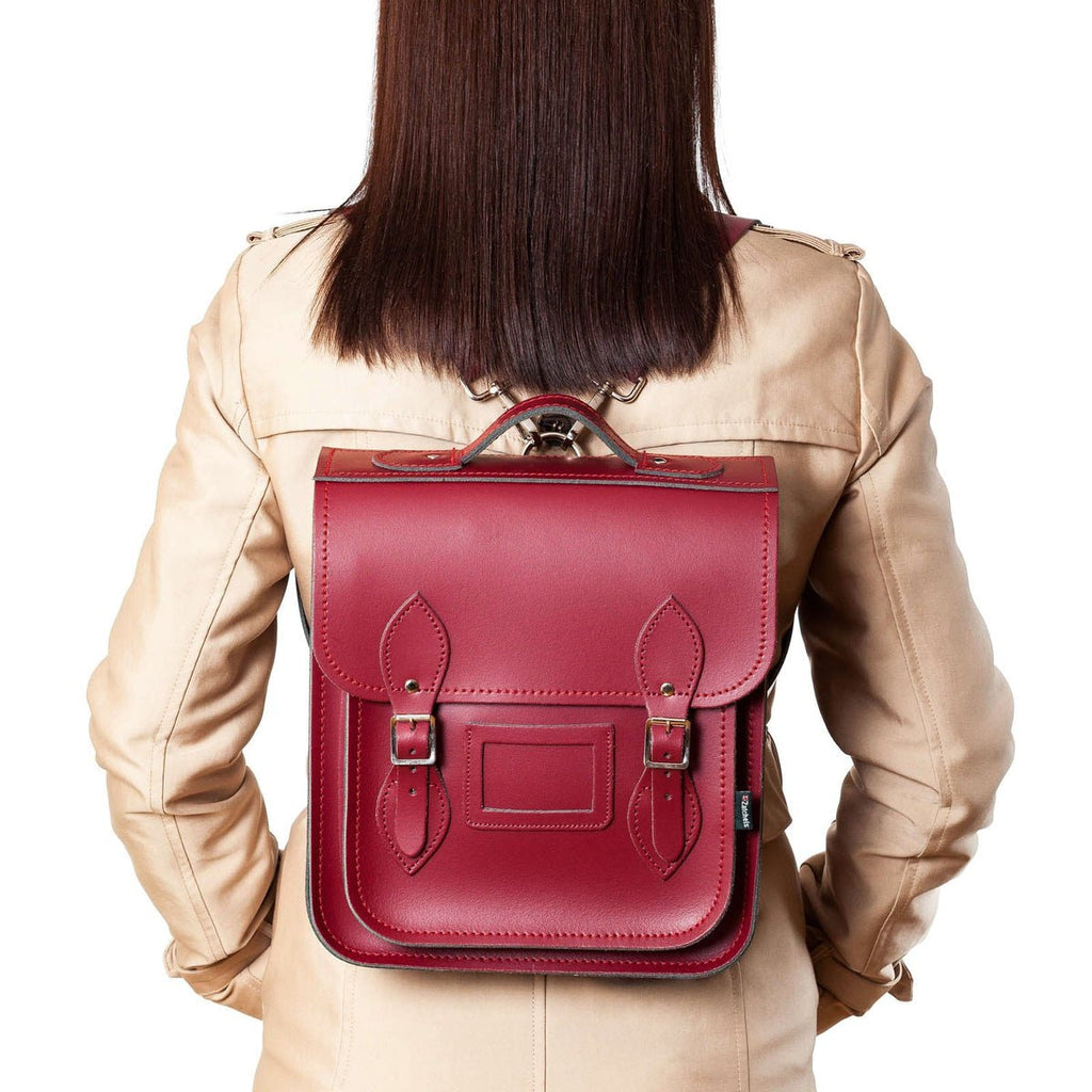 CITY BACKPACK OXBLOOD - Zatchels - glott.no