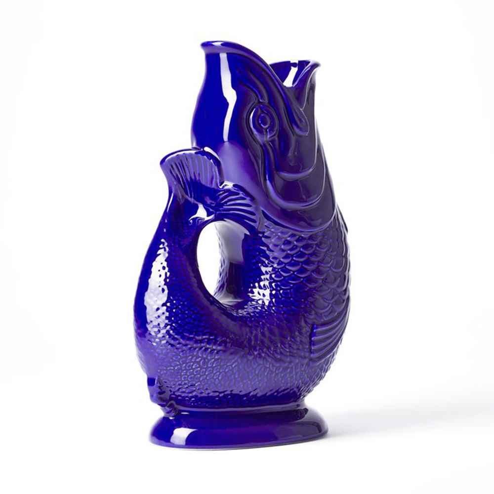 Cobalt blue XL Gluggle Jug - glott.no