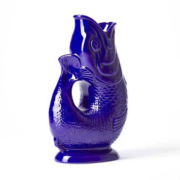 Cobalt blue XL Gluggle Jug - glott.no