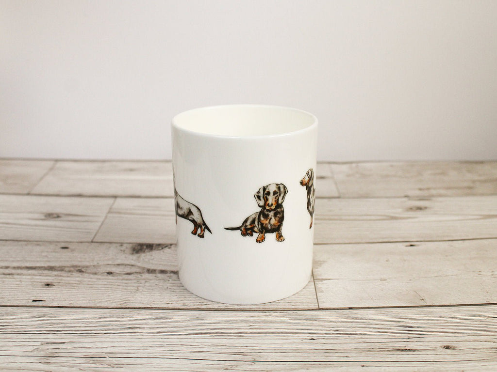 Dachshund Bone China Mug - Gemma Keith - glott.no