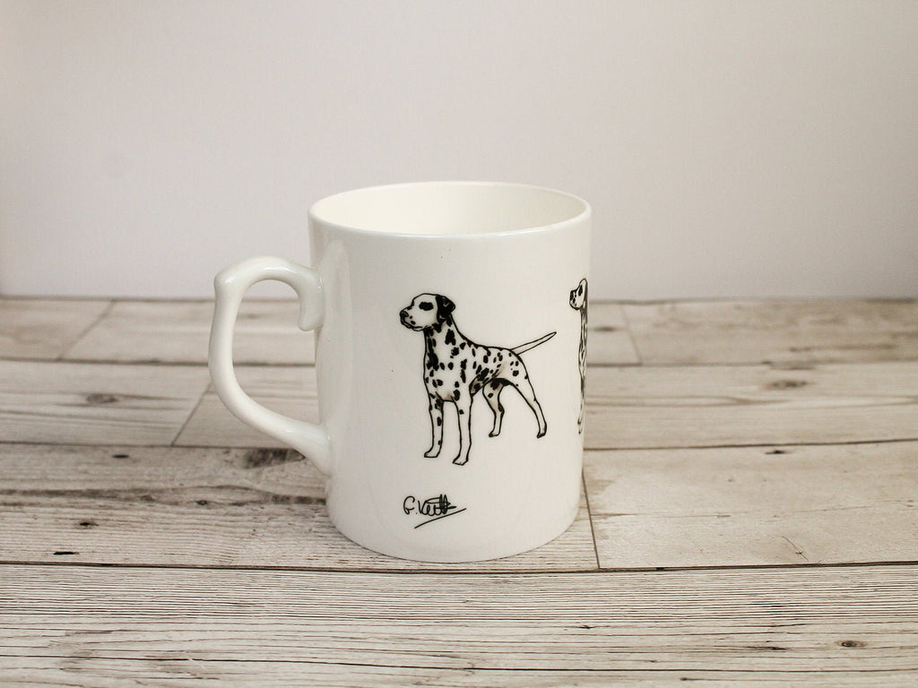 Dalmatian Bone China Mug - Gemma Keith - glott.no