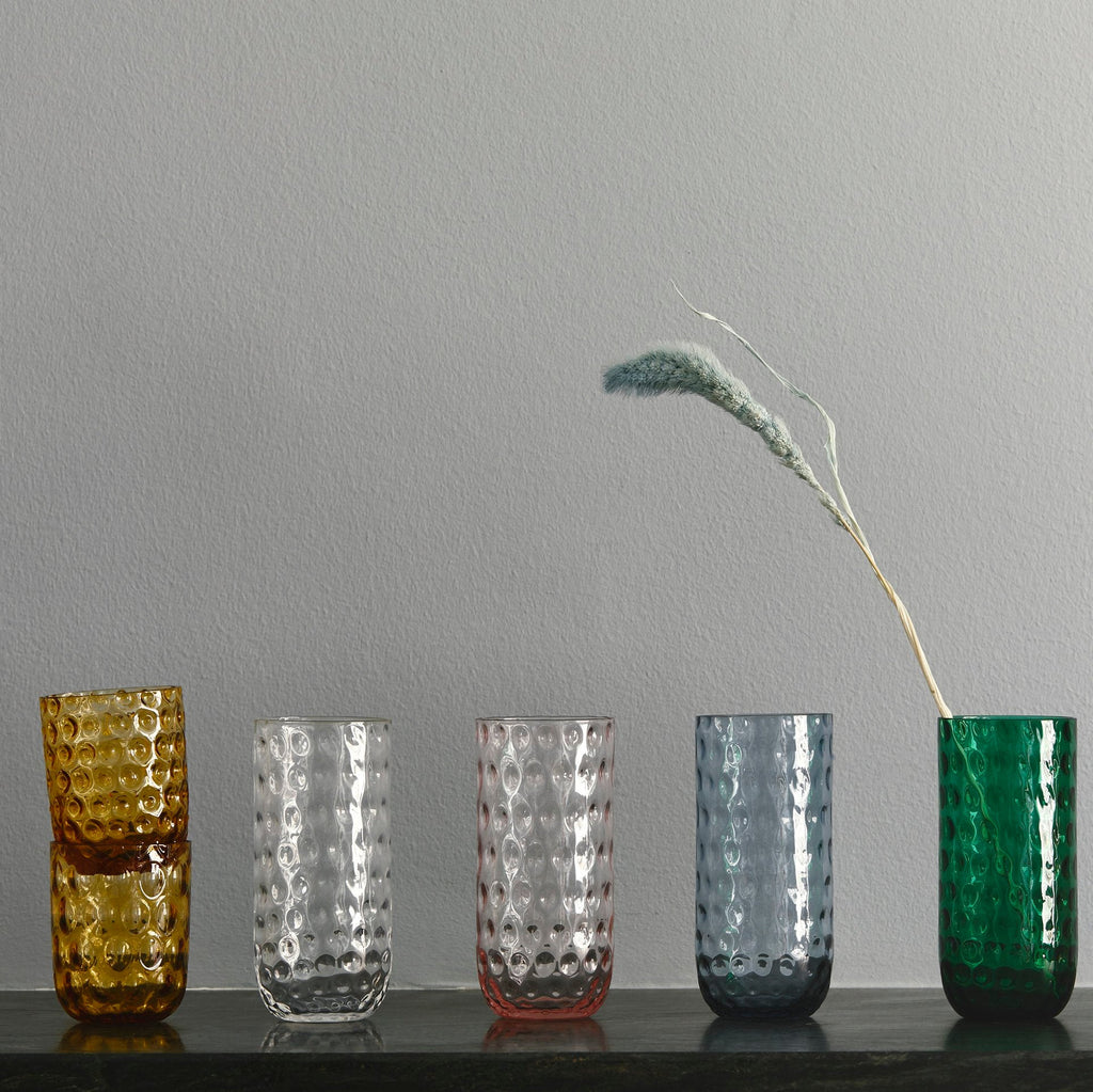 DANISH SUMMER TUMBLER BIG DROPS AMBER - Kodanska - glott.no