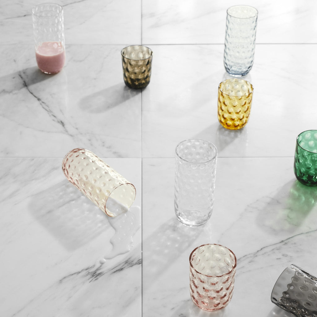 DANISH SUMMER TUMBLER BIG DROPS CLEAR - Kodanska - glott.no