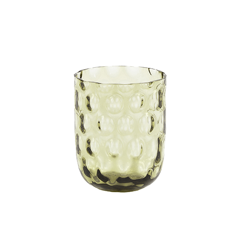 DANISH SUMMER TUMBLER BIG DROPS OLIVE GREEN - Kodanska - glott.no