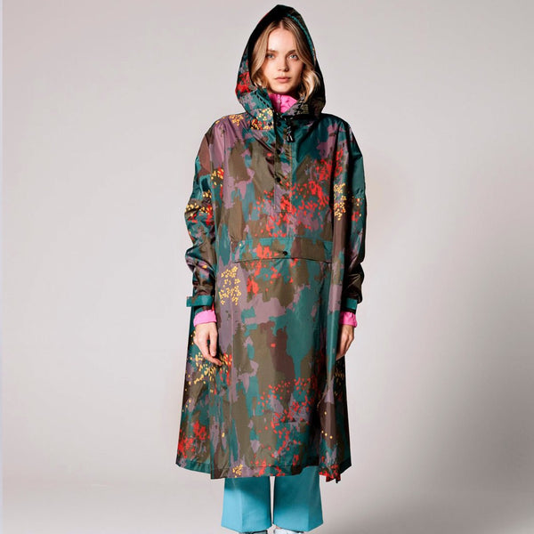 Digi Forest Camo Poncho, Regnponcho - Rainkiss - glott.no