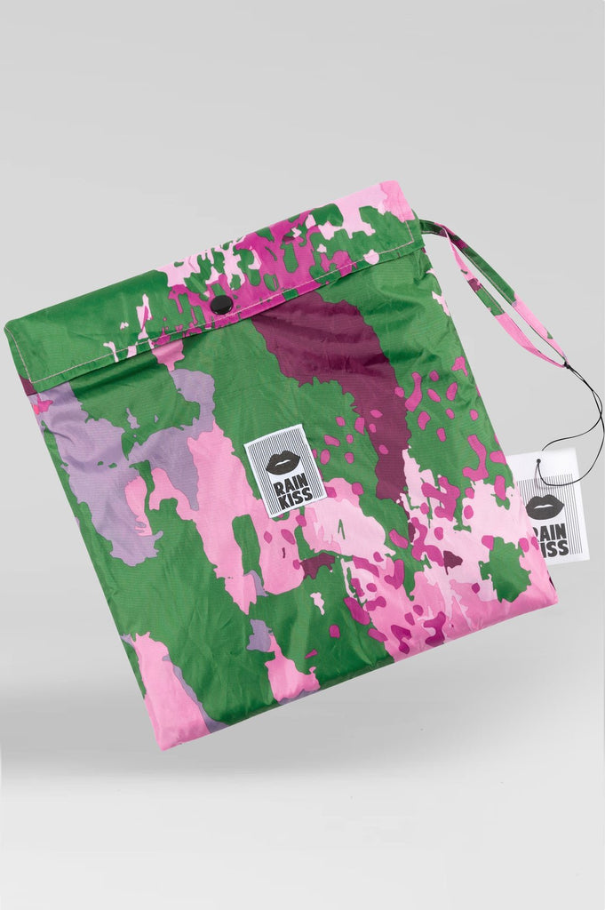 Digi Spring Camo Poncho, Regnponcho - Rainkiss - glott.no