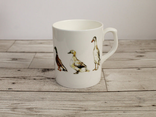 Ducks Bone China Mug - Gemma Keith - glott.no