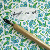 Forget Me Not mønster Kort - Victoria Snape - glott.no