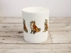 Foxes Bone China Mug - Gemma Keith - glott.no