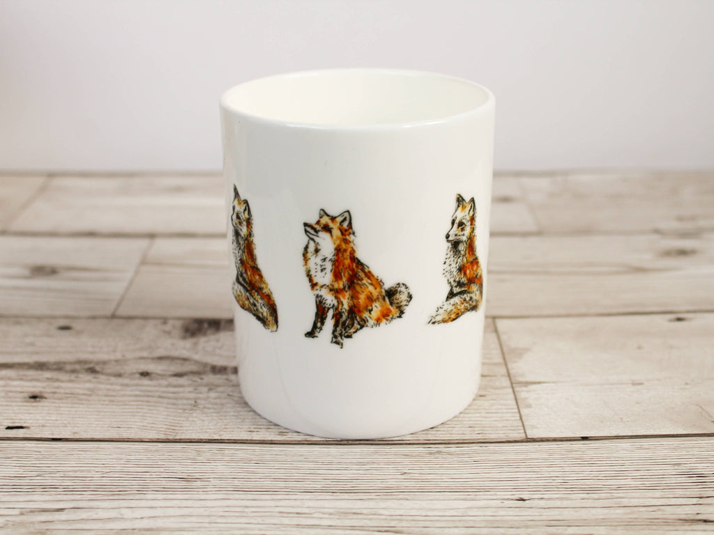 Foxes Bone China Mug - Gemma Keith - glott.no