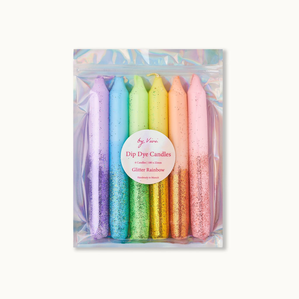 Glitter Rainbow Lys - by Vivi - glott.no